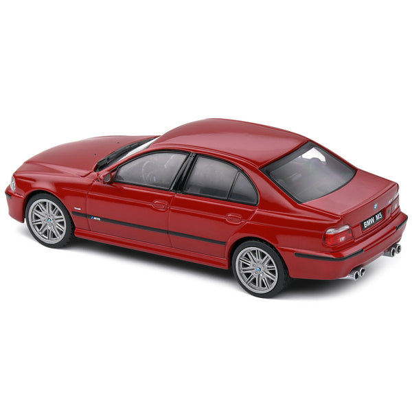 2003 BMW E39 M5 Imola Red 1/43 Diecast Model Car by Solido