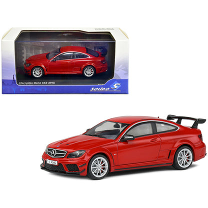 2012 Mercedes-Benz C63 AMG Black Series Fire Opal Red 1/43 Diecast Model Car by Solido