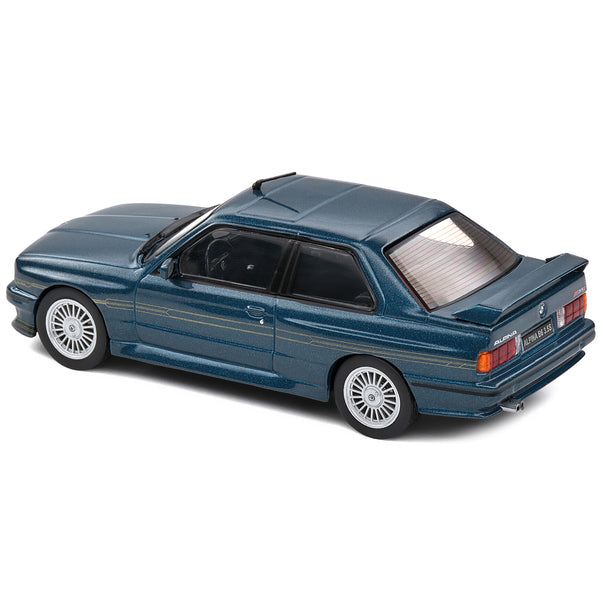 1989 BMW E30 M3 Alpina B6 3.5S Alpina Blue Metallic 1/43 Diecast Model Car by Solido