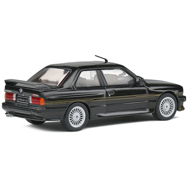 1989 BMW E30 M3 Alpina B6 3.5S Diamond Black Metallic 1/43 Diecast Model Car by Solido