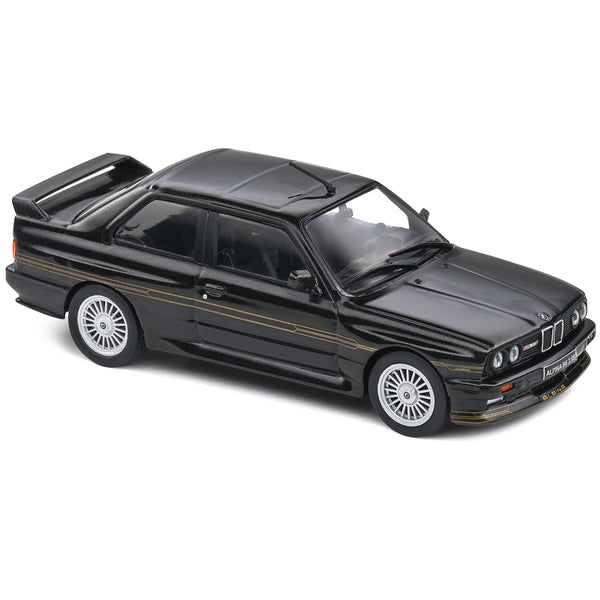 1989 BMW E30 M3 Alpina B6 3.5S Diamond Black Metallic 1/43 Diecast Model Car by Solido