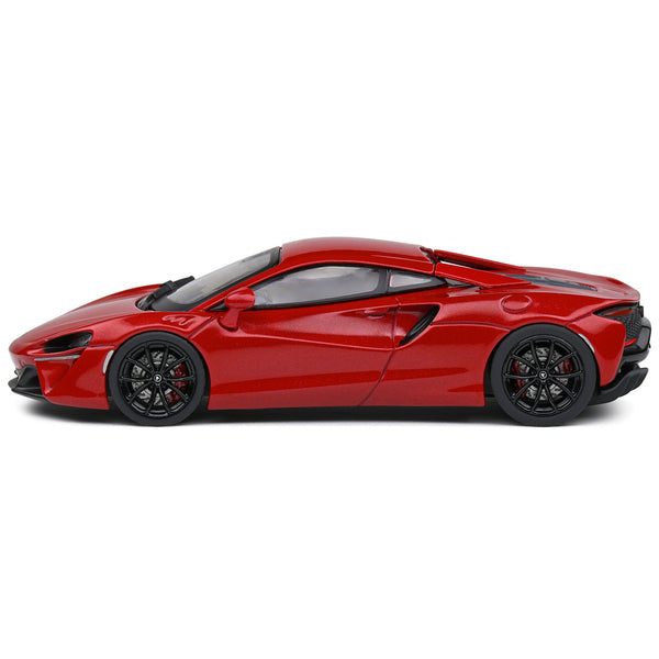 McLaren Artura Hybrid Supercar Amaranth Red Metallic 1/43 Diecast Model Car by Solido