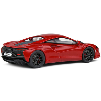 McLaren Artura Hybrid Supercar Amaranth Red Metallic 1/43 Diecast Model Car by Solido