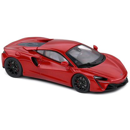 McLaren Artura Hybrid Supercar Amaranth Red Metallic 1/43 Diecast Model Car by Solido