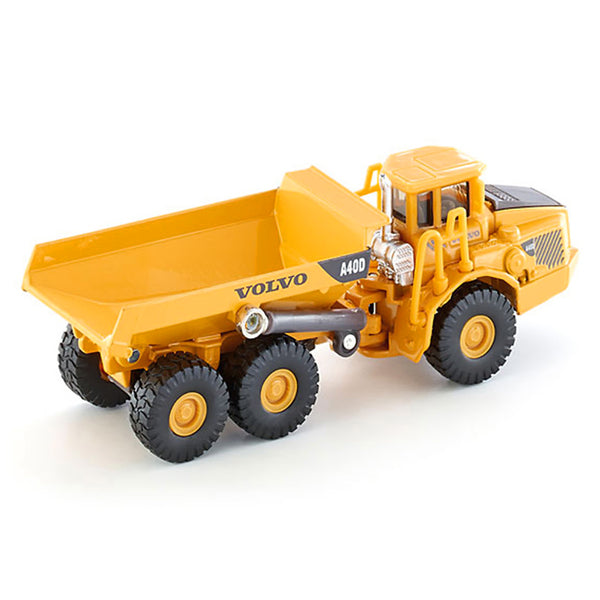 Volvo A40D Dump Truck Yellow 1/87 (HO) Diecast Model by Siku