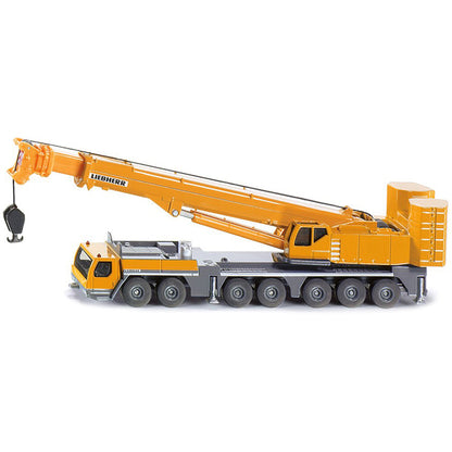 Liebherr Mobile Crane Yellow 1/87 (HO) Diecast Model by Siku