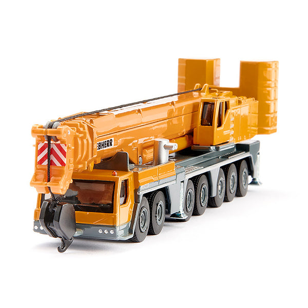 Liebherr Mobile Crane Yellow 1/87 (HO) Diecast Model by Siku