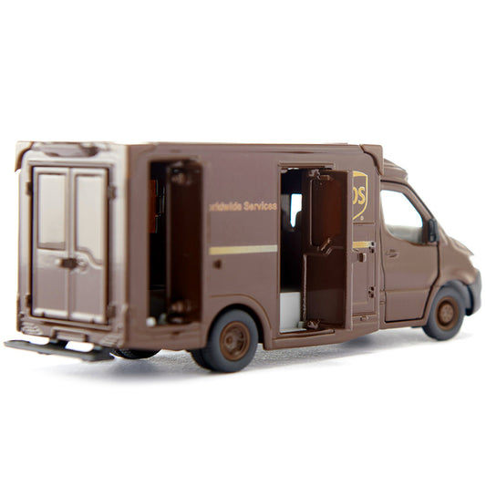 Mercedes-Benz Sprinter Van Brown "UPS Worldwide Services" 1/50 Diecast Model Car by Siku