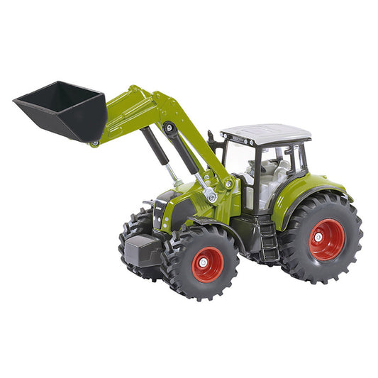 Claas Axion 850 Tractor with Front Loader Green with Gray Top 1/50 Diecast Model by Siku