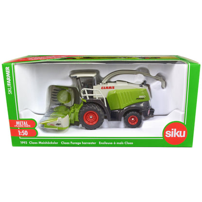 Claas 950 Jaguar Forage Harvester Green and Gray 1/50 Diecast Model by Siku