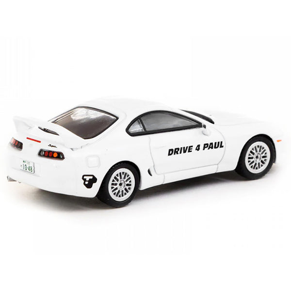 Toyota Supra RHD (Right Hand Drive) White "Drive 4 Paul - FuelFest Tokyo 2023" "Hobby64" Series 1/64 Diecast Model Car by Tarmac Works