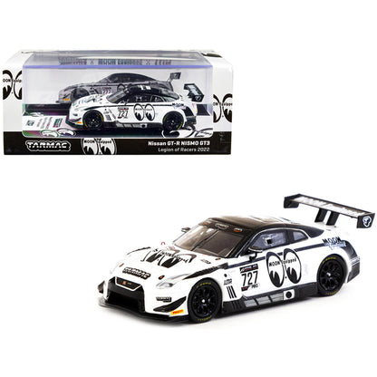 Nissan GT-R Nismo GT3 #727 "Moon Equipped" Legion of Racers (2022) "Hobby64" Series 1/64 Diecast Model Car by Tarmac Works