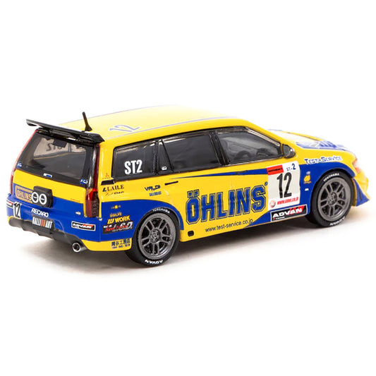 Mitsubishi Lancer Evolution Wagon RHD (Right Hand Drive) #12 "Super Taikyu Series Round 3 13th Tokachi 24 Hours" (2006) "Hobby64" Series 1/64 Diecast Model Car by Tarmac Works