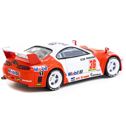 Toyota Supra GT RHD (Right Hand Drive) #36 JJ Lehto - Yannick Dalmas "BPR Zhuhai" (1995) "Hobby64" Series 1/64 Diecast Model Car by Tarmac Works