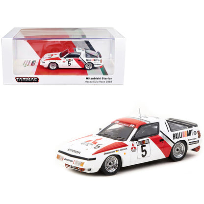 Mitsubishi Starion RHD (Right Hand Drive) #5 Christian Danner "Macau Guia Race" (1988) "Hobby64" Series 1/64 Diecast Model Car by Tarmac Works