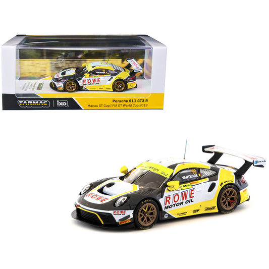 Porsche 911 GT3 R #99 Laurens Vanthoor 2nd Place "Macau GT Cup FIA GT World Cup" (2019) "Hobby64" Series 1/64 Diecast Model Car by Tarmac Works