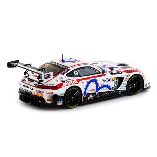 Mercedes-AMG GT3 #91 Maro Engel - Daniel Juncadella - Kevin Tse "Craft-Bamboo Racing" 2nd Place "Bathurst 12 Hour" (2022) "Hobby64" Series  1/64 Diecast Model Car by Tarmac Works