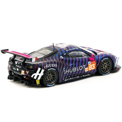 Ferrari 488 GTE #83 Rahel Frey - Michelle Gatting - Manuela Gostner "Kessel Racing" 24 Hours of Le Mans (2019) "Hobby64" Series 1/64 Diecast Model Car by Ixo Models & Tarmac Works