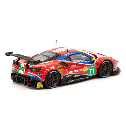 Ferrari 488 GTE #71 Sam Bird - Miguel Molina - Davide Rigon "24 Hours of Le Mans" (2020) 1/64 Diecast Model Car by Tarmac Works