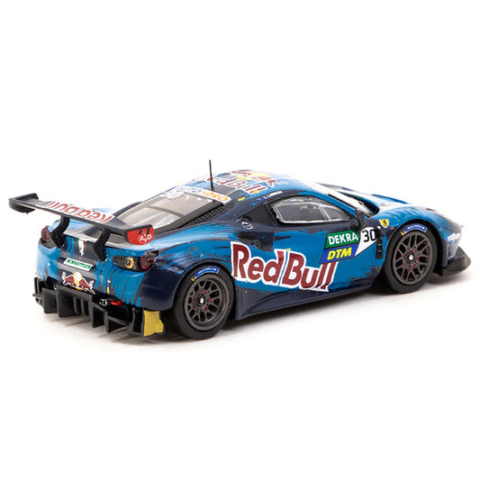 Ferrari 488 GT3 #30 Liam Lawson Winner "DTM Monza Race 1" (2021) "Hobby64" Series 1/64 Diecast Model Car by Tarmac Works