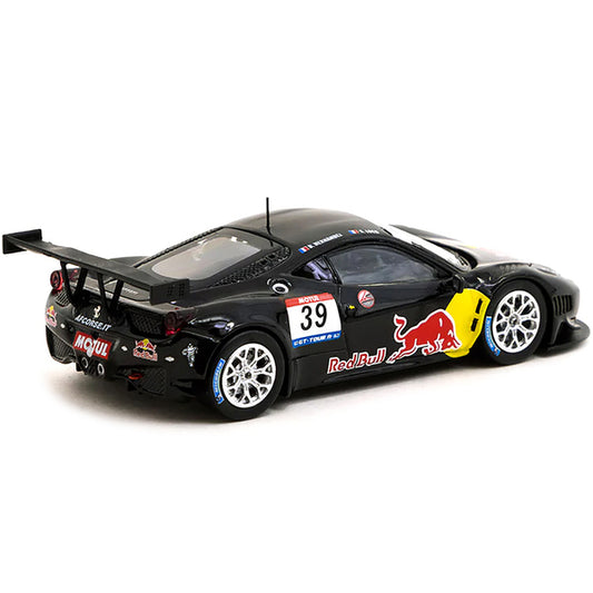 Ferrari 458 Italia GT3 #39 Sebastien Loeb - Bruno Hernandez "Red Bull" GT Tour (2011) "Hobby64" Series 1/64 Diecast Model Car by Tarmac Works