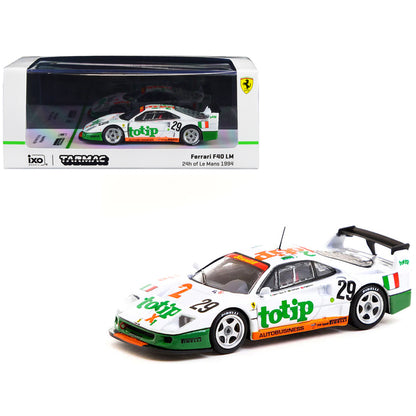 Ferrari F40 LM #29 Anders Olofsson - Sandro Angelastri - Max Angelelli "24 Hours of Le Mans" (1994) "Hobby64" Series 1/64 Diecast Model Car by Tarmac Works