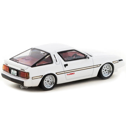 Mitsubishi Starion Turbo RHD (Right Hand Drive) White Metallic "Road64" Series 1/64 Diecast Model Car by Tarmac Works