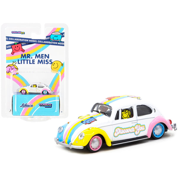 Volkswagen Beetle Low Rider "Mr. Men Little Miss" "Collaboration Model" 1/64 Diecast Model Car by Schuco & Tarmac Works