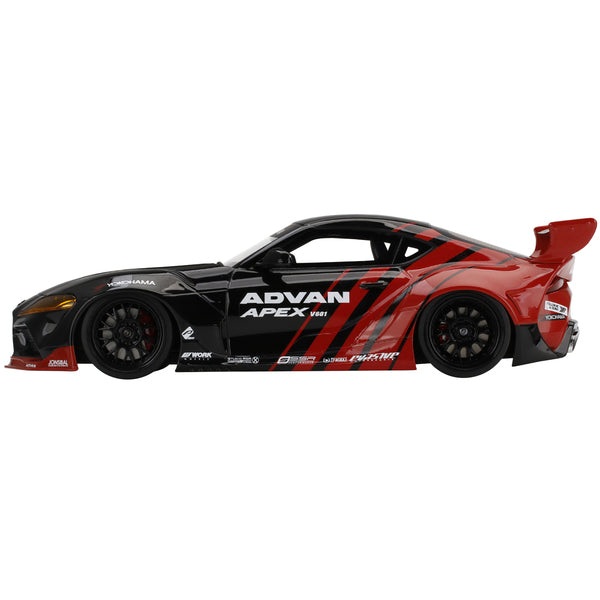 Toyota Pandem GR Supra V1.0 "Advan" Livery SEMA (2019) 1/18 Model Car by Top Speed