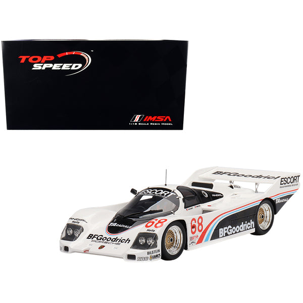 Porsche 962 #68 Darin Brassfield - John Morton "BFGoodrich" IMSA Road America 500 Miles (1986) 1/18 Model Car by Top Speed