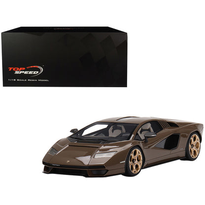 Lamborghini Countach LPI 800-4 Dark Bronze 1/18 Model Car by Top Speed