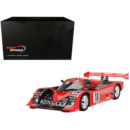 Porsche 962 CK6 #10 Kunimitsu Takahashi - Sarel van der Merwe - Hideki Okada "Porsche Kremer Racing" C1 "24 Hours of Le Mans" (1990)  1/18 Model Car by Top Speed