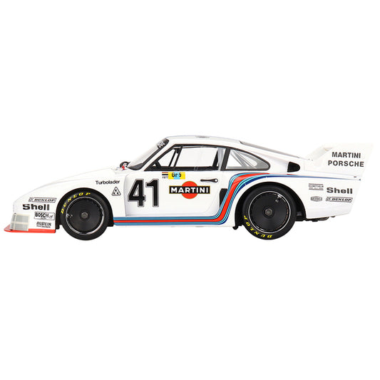 Porsche 935/77 #41 Rolf Stommelen - Manfred Schurti "Martini Racing" "24 Hours of Le Mans" (1977) 1/18 Model Car by Top Speed