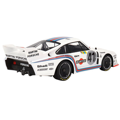 Porsche 935/77 #41 Rolf Stommelen - Manfred Schurti "Martini Racing" "24 Hours of Le Mans" (1977) 1/18 Model Car by Top Speed