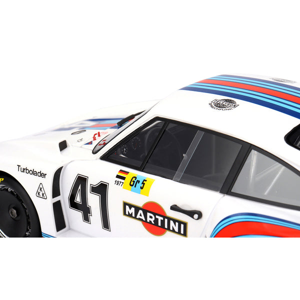 Porsche 935/77 #41 Rolf Stommelen - Manfred Schurti "Martini Racing" "24 Hours of Le Mans" (1977) 1/18 Model Car by Top Speed