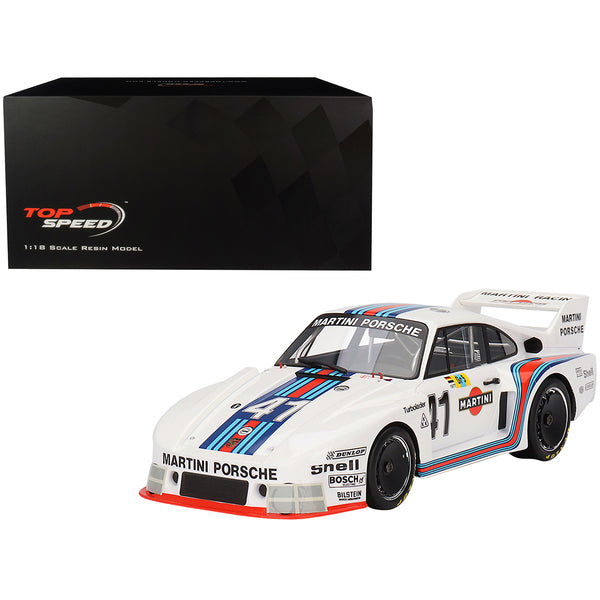 Porsche 935/77 #41 Rolf Stommelen - Manfred Schurti "Martini Racing" "24 Hours of Le Mans" (1977) 1/18 Model Car by Top Speed