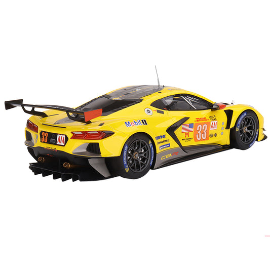 Chevrolet Corvette C8.R #33 Nicky Catsburg - Ben Keating - Nicolas Varrone "Corvette Racing" Winner LMGTE Am "1000 Miles of Sebring" (2023) 1/18 Model Car by Top Speed