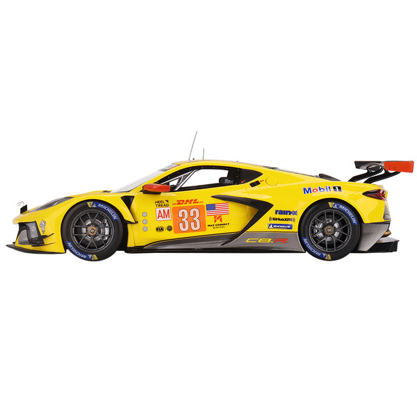 Chevrolet Corvette C8.R #33 Nicky Catsburg - Ben Keating - Nicolas Varrone "Corvette Racing" Winner LMGTE Am "1000 Miles of Sebring" (2023) 1/18 Model Car by Top Speed