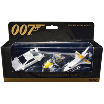 Air Sea and Space Collection "James Bond 007" Set of 3 Pieces Diecast Models by Corgi