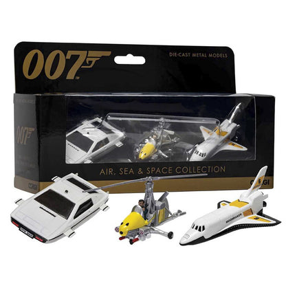 Air Sea and Space Collection "James Bond 007" Set of 3 Pieces Diecast Models by Corgi