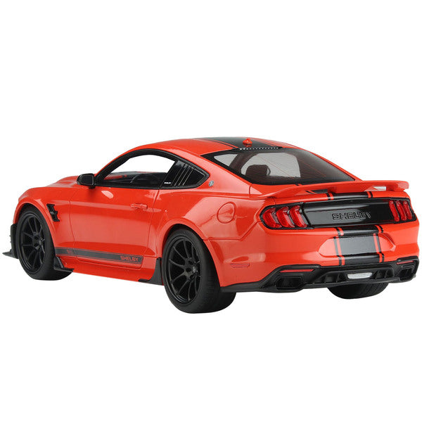 2021 Shelby Super Snake Coupe Red with Black Stripes "USA Exclusive" Series 1/18 Model Car by GT Spirit for ACME