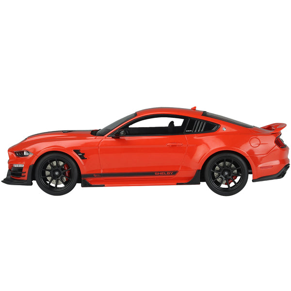 2021 Shelby Super Snake Coupe Red with Black Stripes "USA Exclusive" Series 1/18 Model Car by GT Spirit for ACME