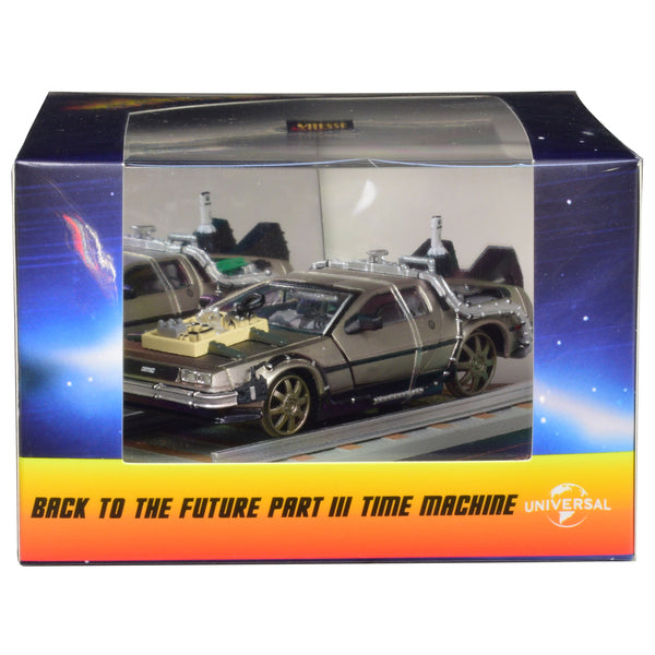 DMC DeLorean Railroad Version "Back To The Future: Part III" (1990) Movie 1/43 Diecast Car Model by Vitesse