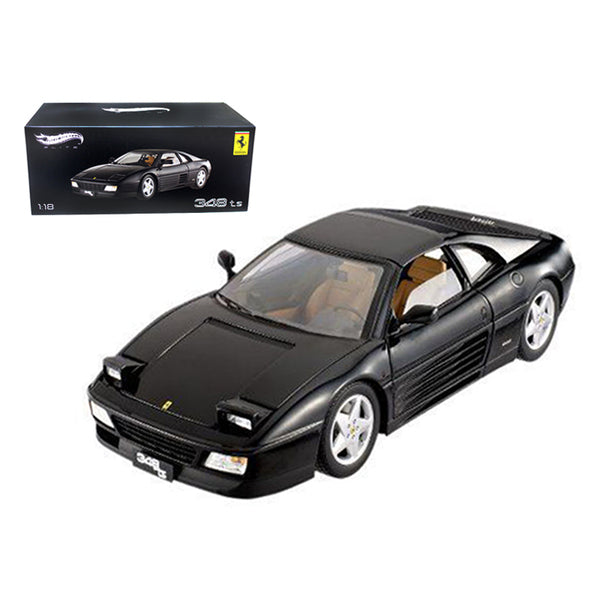 Ferrari 348 TS Elite Edition Black 1/18 Limited Edition by Hot Wheels