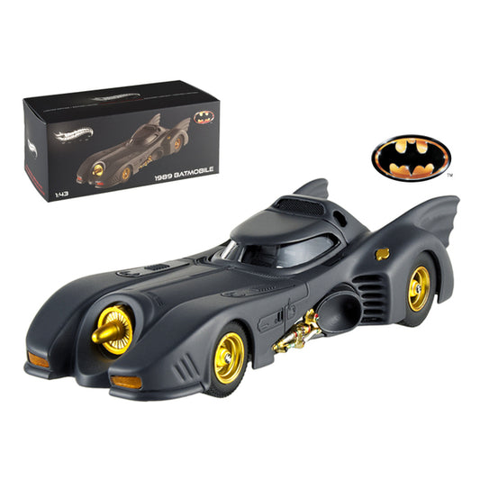 1989 Movie Batmobile Elite Edition 1/43 Diecast Model Car by Hot Wheels