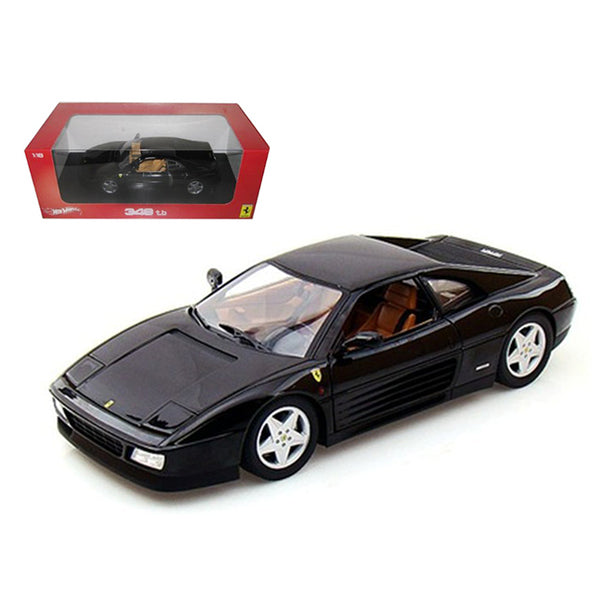 Ferrari 348 TB Black 1/18 Diecast Car Model by Hot Wheels